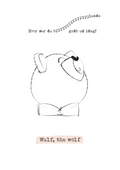 Postkort - Wulf