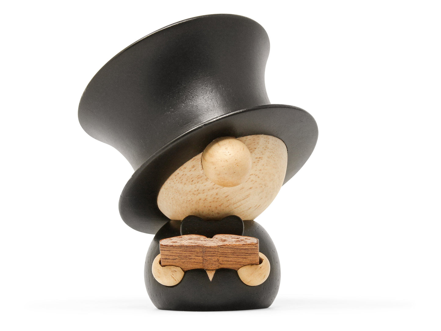 Hc Andersen figur i malet træ.